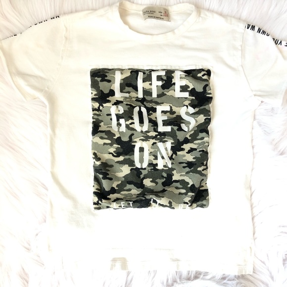 Zara Other - Zara boys Camo Tshirt